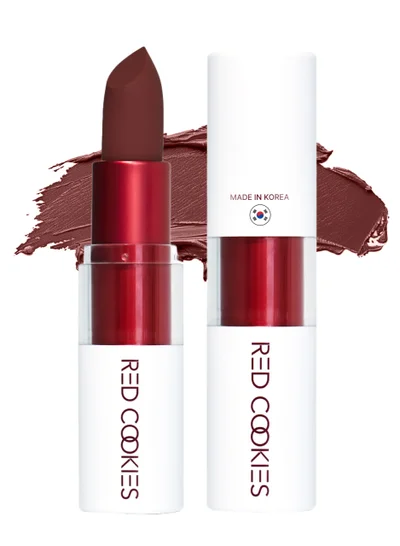 RED COOKIES Korean Marshmallow Powder Lipstick - Shade: A2 Scarlet Laurent