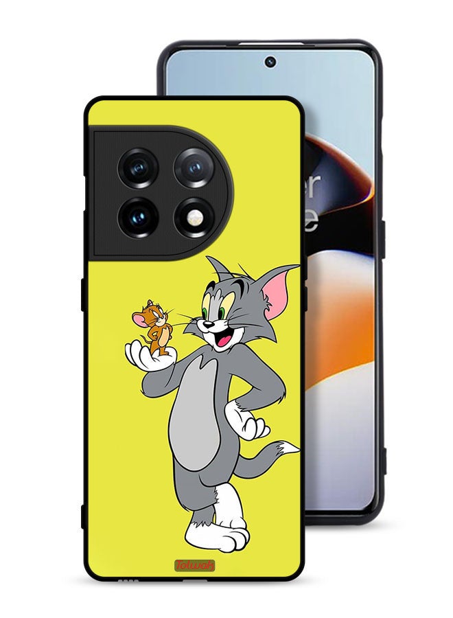 Tolwak OnePlus 11 5G Protective Case Cover Tom And Jerry - Image 1