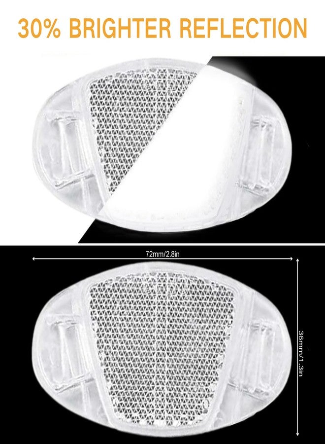 VICDUEKG 4 Pcs Bike Wheel Reflectors, Bicycle Spoke Reflectors, Bicycle Safety Warning Reflector Accessories for Mountain Bike Road Bike, Night Riding - Image 3