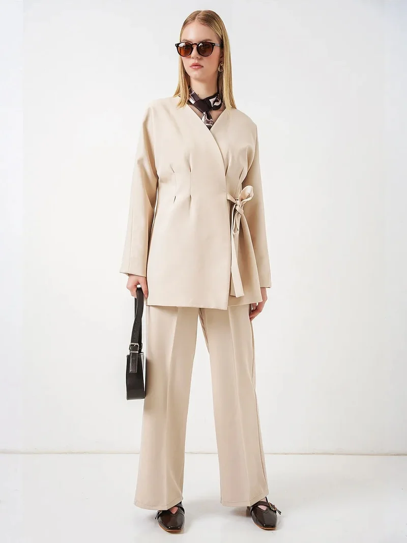 بيغ دارت BDART Long Belted V-Neck Jacket