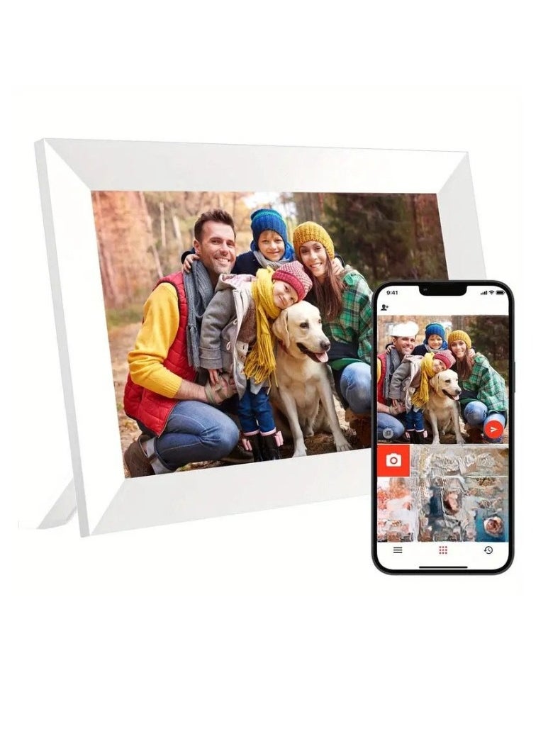 Electronic Digital Photo Frame, 10.1 Inch WIFI Smart Cloud Photo Album, WIFI Slideshow Digital Picture Frame With IPS Touch Screen, Sturdy And Durable Electronic Picture Frame, (1pc, White, 16G) - pzsku/Z584F1ED20AE4DE38F751Z/45/_/1740642913/a31bf0ba-3422-4de8-b2f5-fbbda0b069c7