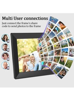 XiuWoo Electronic Digital Photo Frame, 10.1 Inch WIFI Smart Cloud Photo Album, WIFI Slideshow Digital Picture Frame With IPS Touch Screen, Sturdy And Durable Electronic Picture Frame, (1pc, White, 16G)  - Image 4