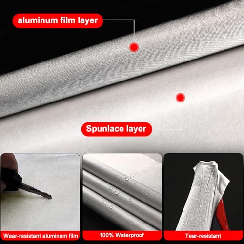 SPORTULI Waterproof Car Covers Replace for 2005–2013 Corvette C6, 6 Layers All Weather Custom-fit Car Cover with Zipper Door & 18 Ponit Windproof Bands for Snow Rain Dust Hail Protection - Image 4