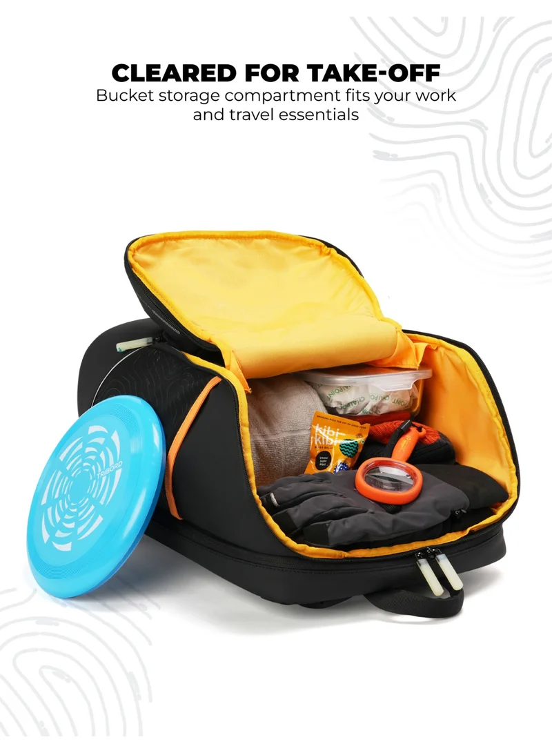 موكوبارا للتجارة ذ.م.م The Offshore Backpack - 28L Capacity, Reverse Coated Nylon | Incognito, Black
