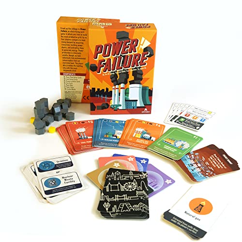Genius Games Power Failure: A Strategy Card Game About Power Plants and Energy Generation – Science Board Game on Nuclear, Renewable, and Fossil Fuels - Educational STEM Board Game for Gamers, Adults and Families - Image 2