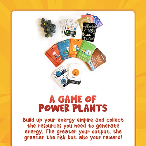 Genius Games Power Failure: A Strategy Card Game About Power Plants and Energy Generation – Science Board Game on Nuclear, Renewable, and Fossil Fuels - Educational STEM Board Game for Gamers, Adults and Families - Image 4