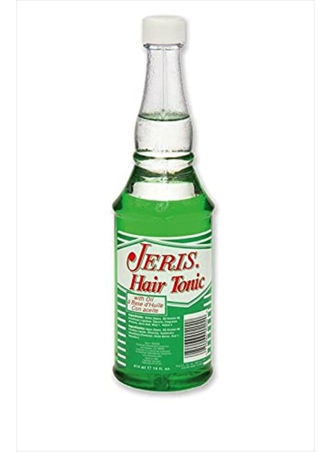Jeris Hair Tonic with Oil Professional – Bottle of 14 Fl Oz each, Formulated For all hair types, Perfect for Men's Hair and Scalp Care and Health (2 Pack / 28 Fl Oz TOTAL)  - Image 2