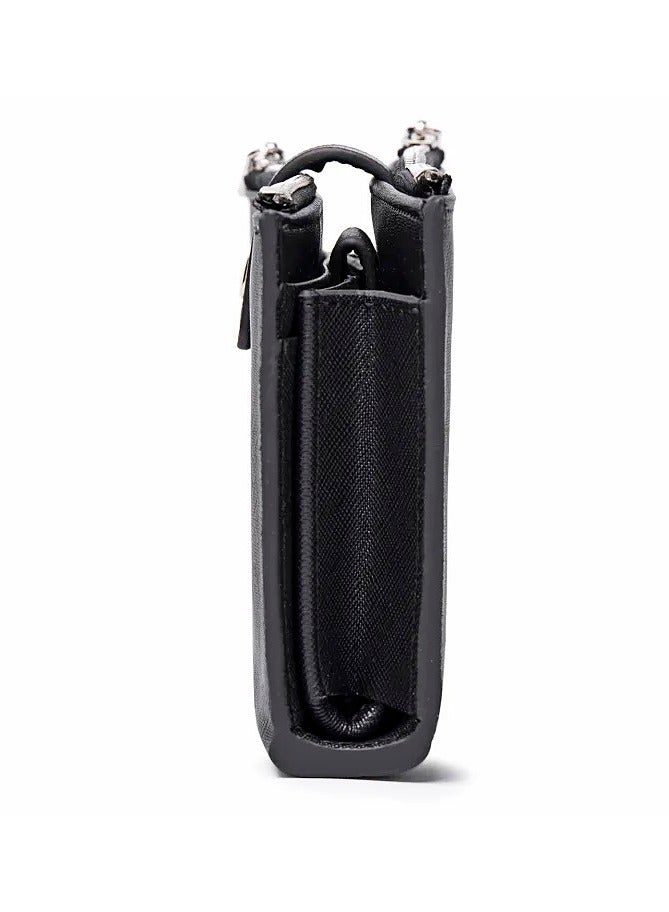 David Jones- Wallet with compartments for Women model DJ0053- Modern and beautiful functional wallet with a button to open- Large size and light weight wallet