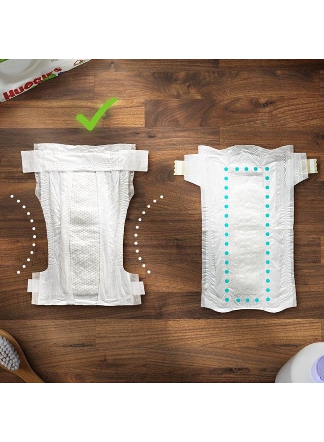 Huggies Newborn Diapers, Little Snugglers Baby Diapers, Size Newborn (up to 10 lbs), 128 Count - Image 4