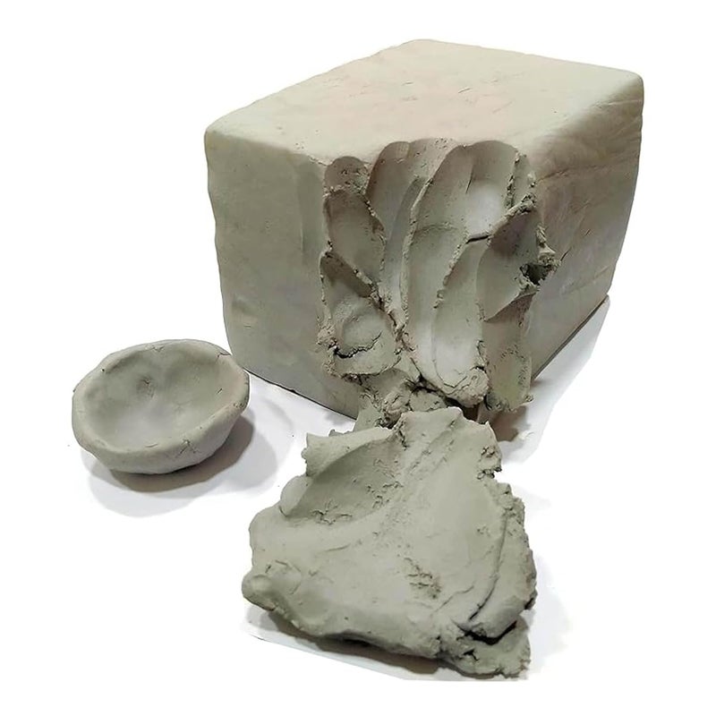 Pottery Essentials Pottery Essential Ready to Use Natural Eco Friendly Filtered Terracotta Clay Molding Clay Sadhu Clay 1 KG 