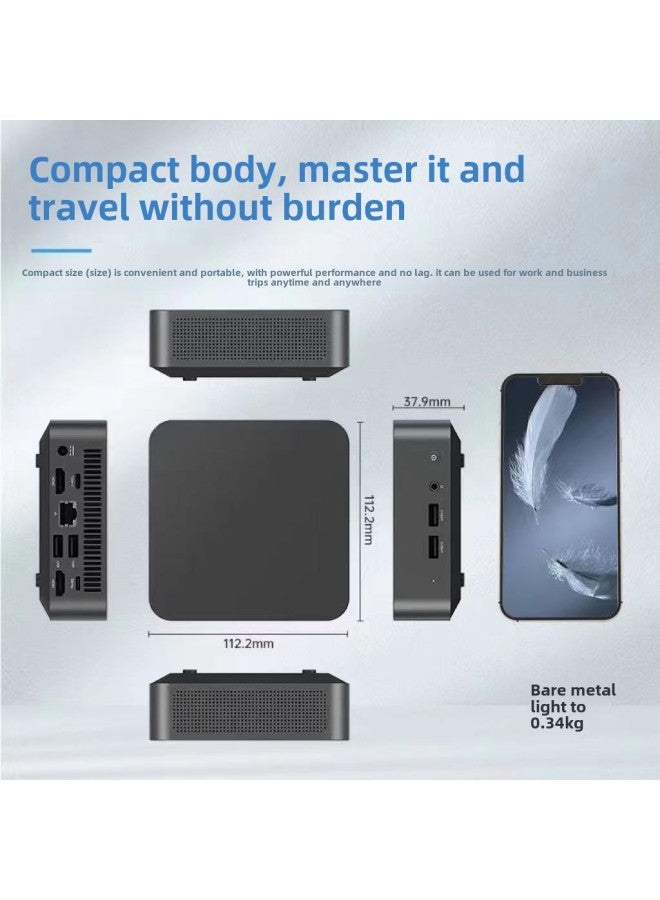 Quan Zhi H18 X86 Set Top Box Edge Computing CDN Box Star Chain Cloud Learning Box TV BOX Player-Color:X86 8+512 - Image 2