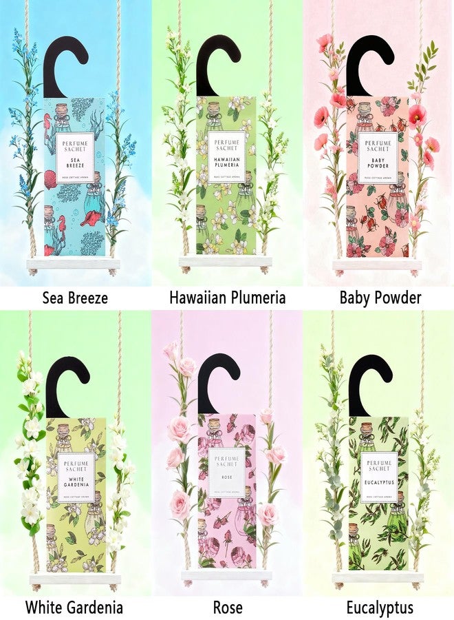 ROSE COTTAGE Large 12 Packs Hawaiian Plumeria Hanging Closet Air Freshener Scented Sachets Long Lasting Smell Goods - Image 5