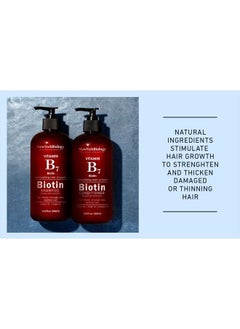 NEW YORK BIOLOGY THE ULTIMATE COSMECEUTICALS New York Biology Biotin Shampoo and Conditioner Set for Hair Growth and Thinning Hair – Thickening Formula for Hair Loss Treatment – For Men & Women – Anti Dandruff - 16.9 fl Oz  - Image 4