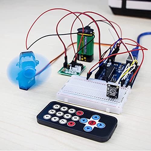 REES52 Scratch Starter Kit,Super Base Sensor Modules Kit Based on Arduino UNO R3 ATmega328P with 30 Lessons Compatible with Arduino IDE Mixly Mblock Graphical Programming - Image 5