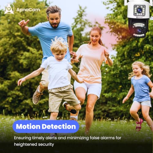 ApnaCam 4G SIM Outdoor CCTV Camera | 3+2MP Dual Lens Security Cam with Pan & Tilt Zoom, Motion Detection, 2-Way Talk, IP66 Weatherproof, SD Card Support Up to 128GB (White) - Image 4