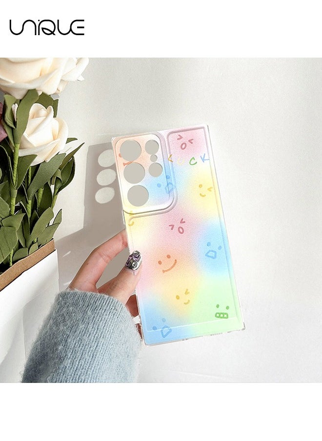 Unique - Compatible with Samsung Galaxy S25 Ultra Cases - Various Emoji Cases - Gradient Cases - TPU Slim Shockproof Cases - Image 1