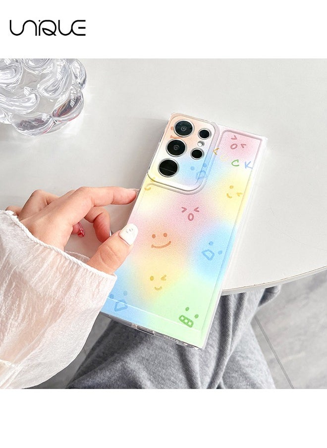 Unique - Compatible with Samsung Galaxy S25 Ultra Cases - Various Emoji Cases - Gradient Cases - TPU Slim Shockproof Cases - Image 1
