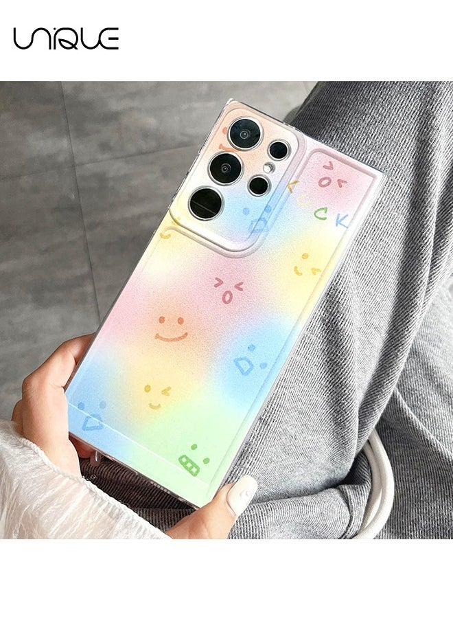 Unique - Compatible with Samsung Galaxy S25 Ultra Cases - Various Emoji Cases - Gradient Cases - TPU Slim Shockproof Cases - Image 1