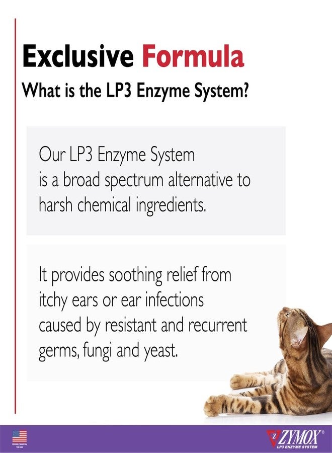 Zymox Advanced Enzymatic Ear Wipes for Dogs and Cats - for Dirty, Waxy, Smelly Ears - Premium Strength Ear Cleaner Wipes - Non-Irritating - Hypoallergenic (100 Count-Pack of 2) - Image 4
