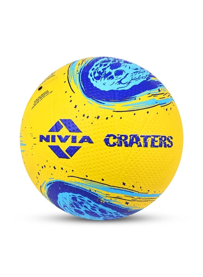 نيفيا كرة طائرة نيفيا كريتر مع مضخة هواء - المقاس: 4 (عبوة من قطعتين، أصفر/أزرق) - Image 3