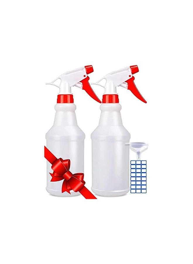 BSOFT Spray bottles 1000L Sprayers for plants, cleaning products, bleach spray, and BBQ - BPA Free Material - Adjustable Nozzle from Fine Mist to Stream Pack of 2 - Image 1