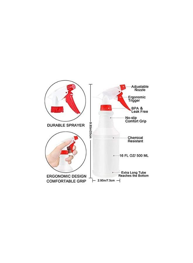 BSOFT Spray bottles 1000L Sprayers for plants, cleaning products, bleach spray, and BBQ - BPA Free Material - Adjustable Nozzle from Fine Mist to Stream Pack of 2 - Image 2