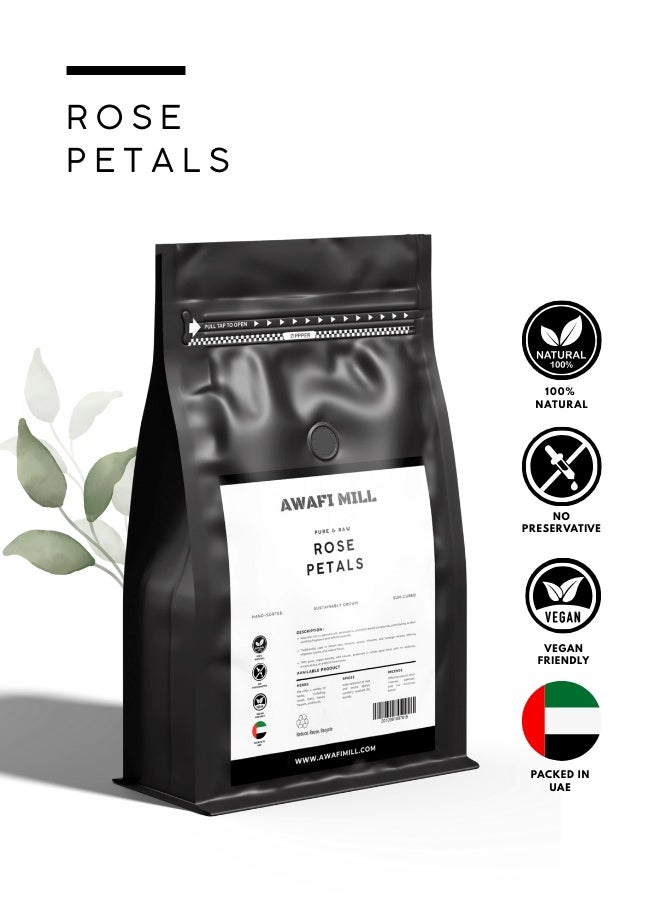 أباميك بتلات ورد مجففة فاخرة من أوافي ميل - عطرية ورقيقة 500 غرام | 17.6 أونصة - Image 2