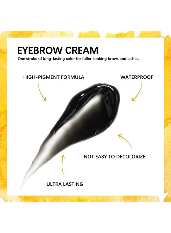 ibcccndc Eyelash And Brow Tint Color Kit, Instant Eyebrow Brown Hair Color Kit Voluminous Coloring For Lash And Brow Perfect Partner For Lash Perm Lift Lamination Treatment, Quick Results (Natural Black) - Image 4