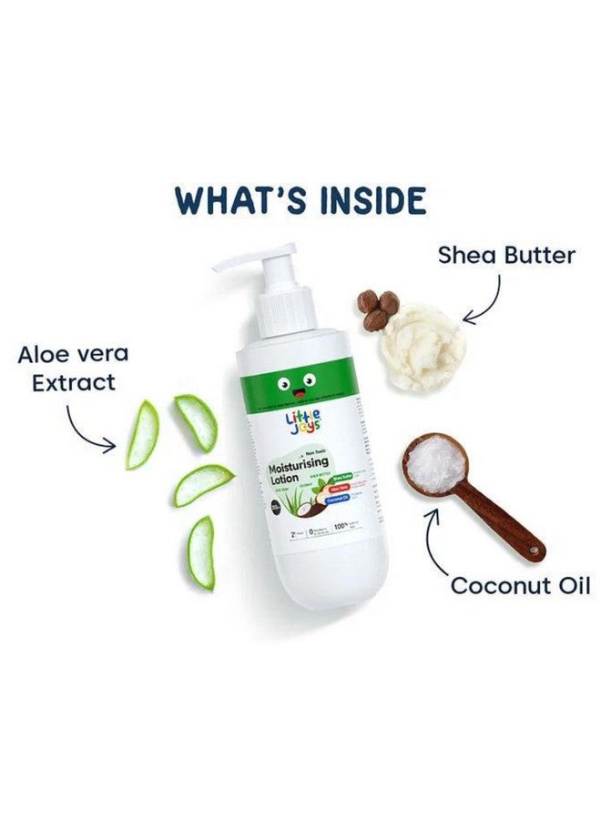 Little Joys Moisturising Body Lotion (200Ml) With Aloe Vera Extract Shea Butter & Coconut Oil Relieves Dryness Irritation & Nourishes Skin Paraben & Sulfate Free - Image 2