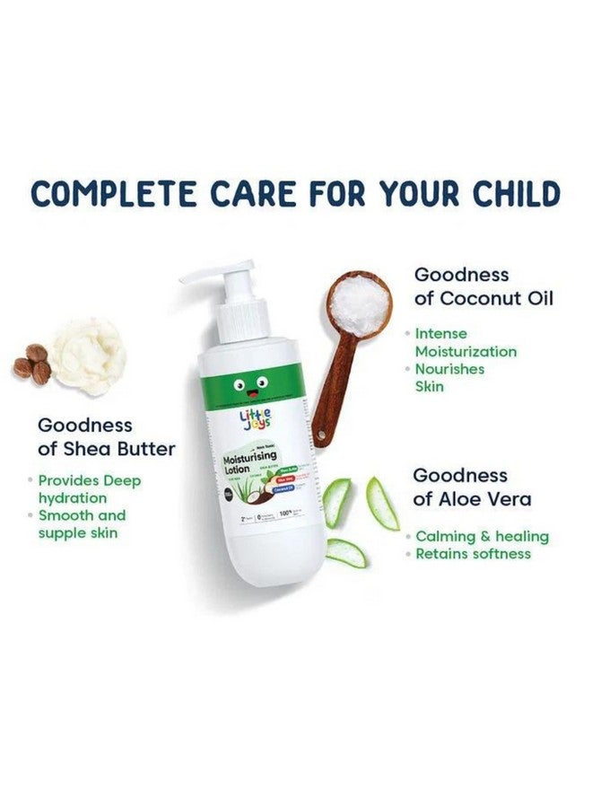 Little Joys Moisturising Body Lotion (200Ml) With Aloe Vera Extract Shea Butter & Coconut Oil Relieves Dryness Irritation & Nourishes Skin Paraben & Sulfate Free - Image 4