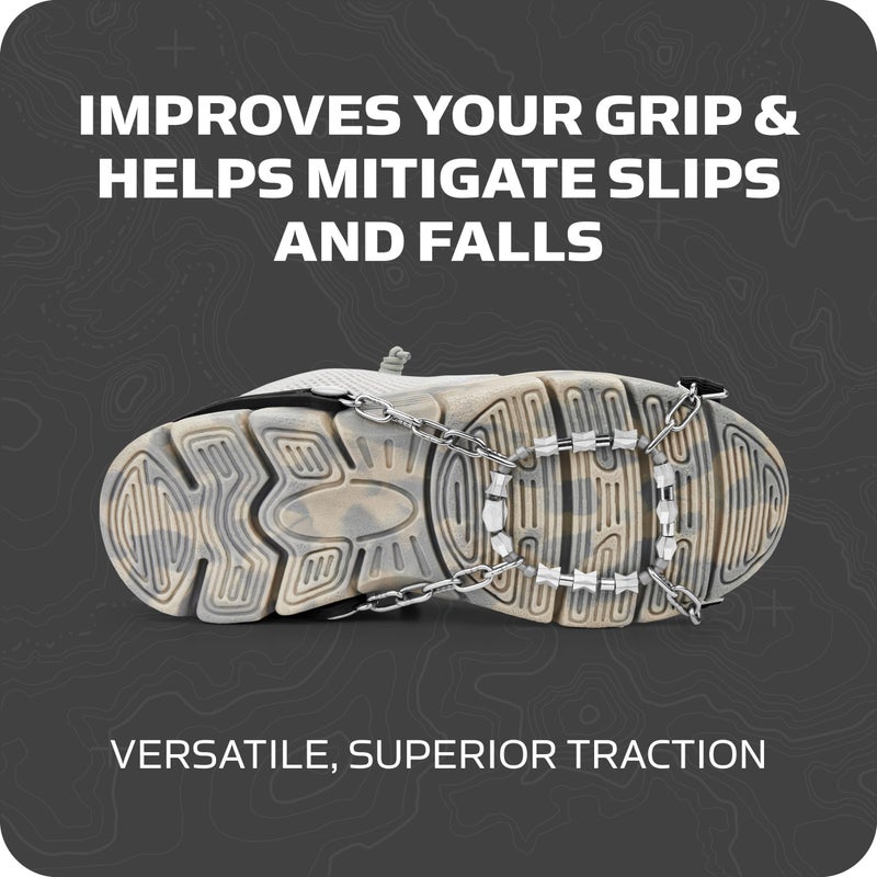 Yaktrax Diamond Go All Surface Traction Cleats for Walking on Ice and Snow - Image 3
