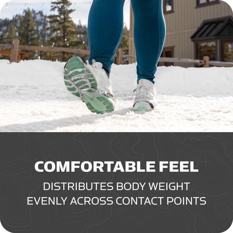 Yaktrax Diamond Go All Surface Traction Cleats for Walking on Ice and Snow - Image 5
