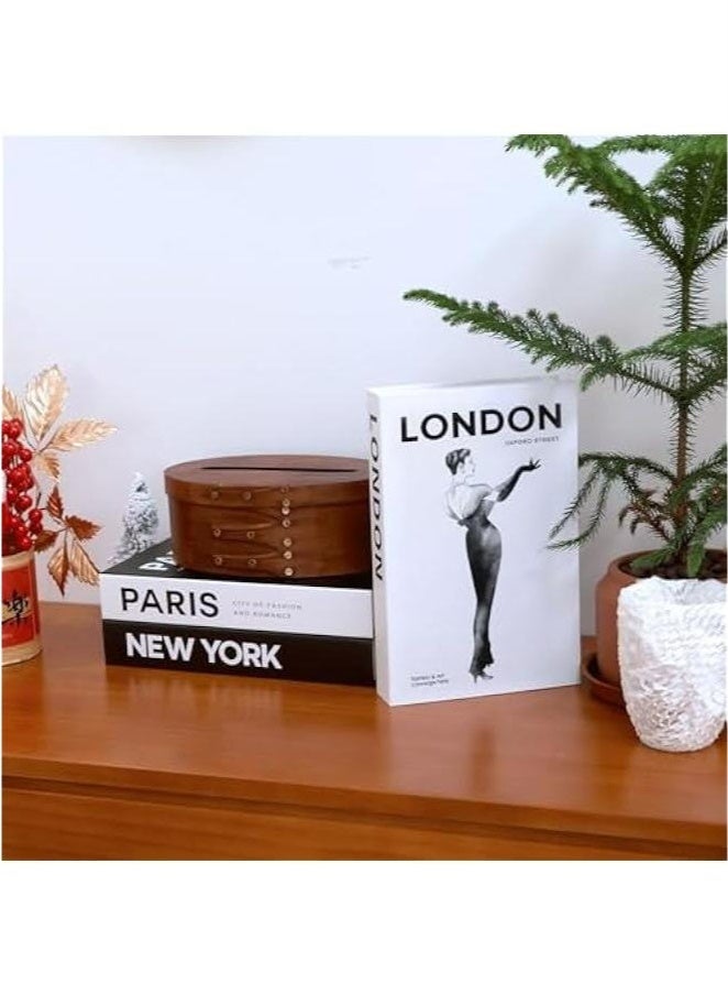 Bukela Decorative Books for Home Decor,Set of 3 Stylish Fake Books of Room Books Decor Aesthetic,for Coffee Table Decor,Living Room, Table, Shelf Decor,Modern Hardcover Stacked Display Books - Image 5