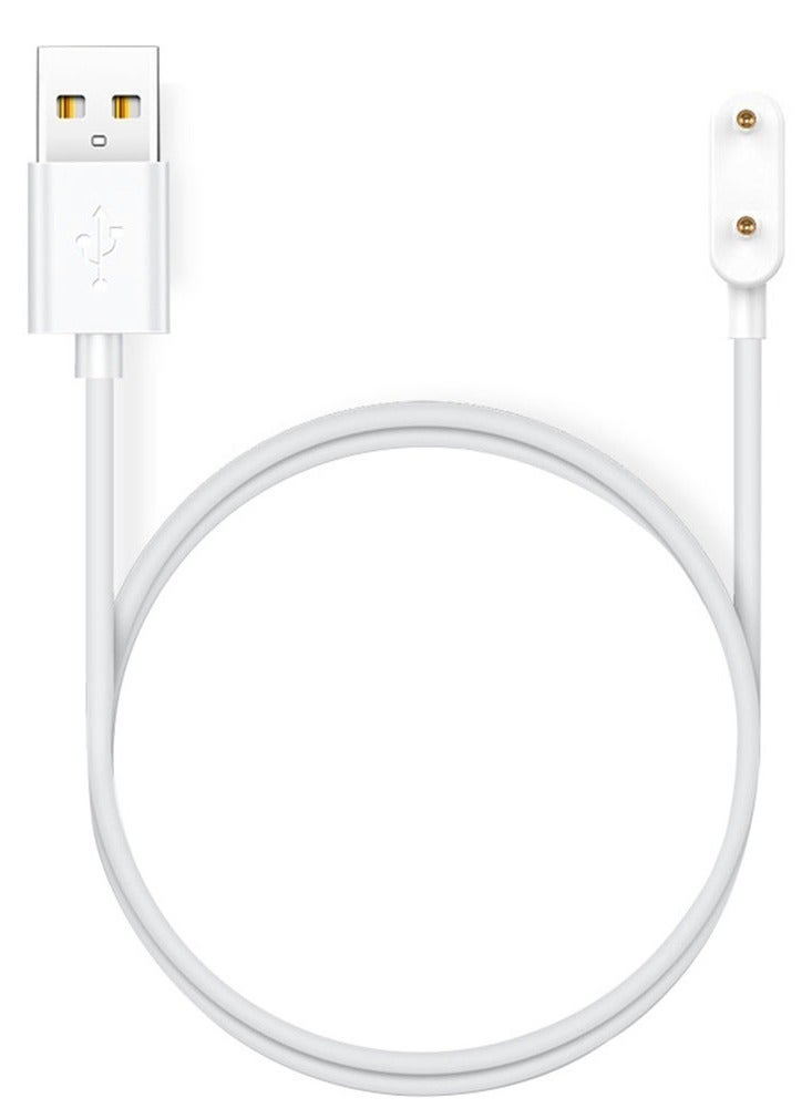 Youque 1M USB Charging Cable for Huawei Watch Fit 3/Huawei Watch Fit 2/Huawei Band 9/Huawei Band 8/Huawei Band 7/Huawei Band 6/Huawei Band 6 Pro/Honor Band 9/Honor Band 8/Honor Band 7/Honor Band 6/Honor Band 6 pro,Smart Watch Accessories Dock Charger Adapter Cable White - Image 1