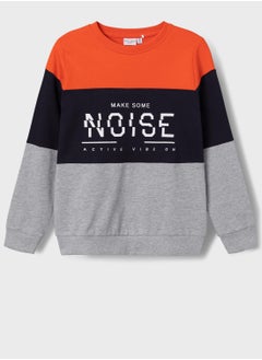 Kids Color Block Sweatshirt