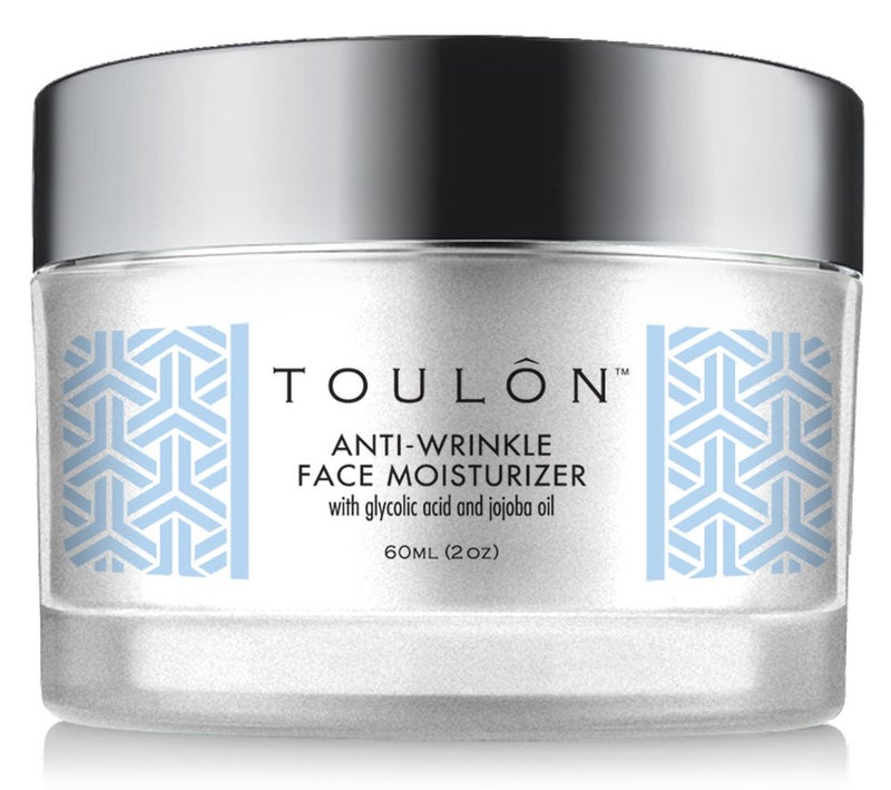TOULON Glycolic Acid Cream 10 Face Moisturizer Best Alpha Hydroxy Acid Products Exfoliating AntiAging Wrinkle Cream with AHA for Acne Prone Skin Natural Exfoliator for Day and Night