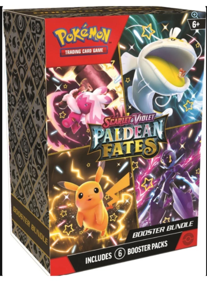 Pokemon SV4.5 Paldean Fates Booster Bundle (6 Packs)