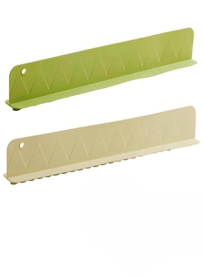 Dadhichi Zone 2 Pcs -Sink Anti-Splash Baffle Countertop Silicone Suction Cup Splash Guard, Kitchen Water Baffle Plate Splash Guard Anti-Splatter Board Flexible Blocking Barrier Kitchen Tools - Image 1