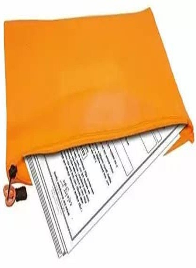 Kavyatech 5 Pieces Transparent Pouch - Heavy-Duty Plastic Reinforced with Threads - Mesh Bag with Zipper for Organize Supplies - Image 2