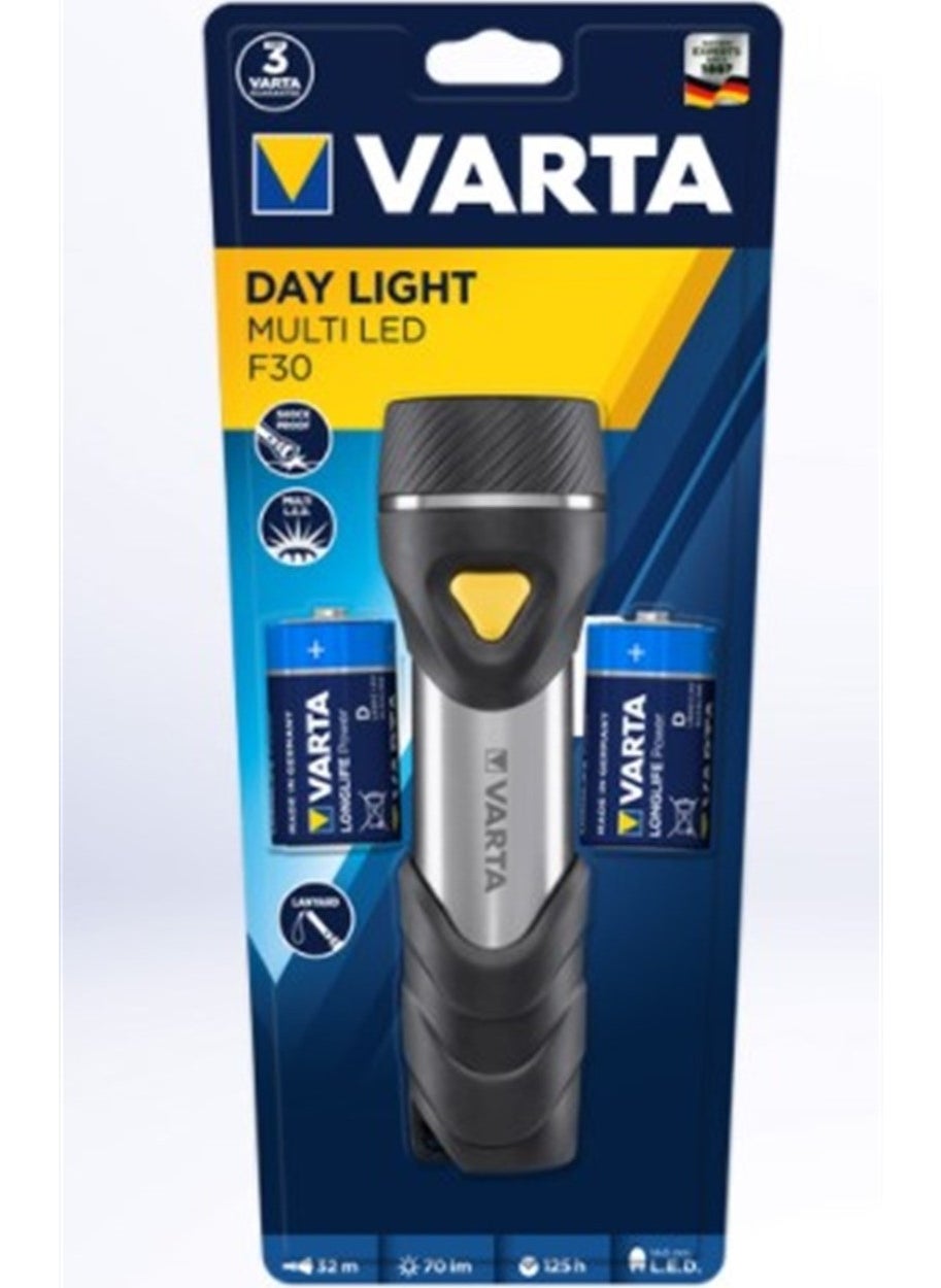 VARTA 17612 Day Light Multi LED F30 2D Flashlight 