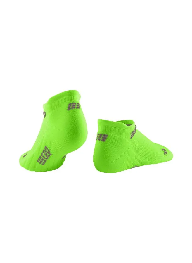 CEP CEP - The Run Compression Socks No Show V4 Green Men