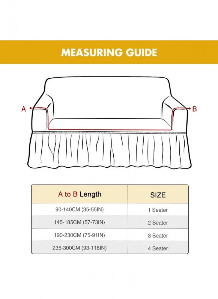 Stretch Sofa Cover Espresso