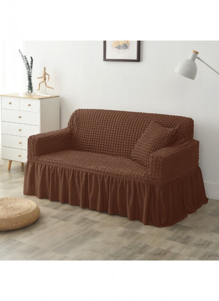 Stretch Sofa Cover Espresso