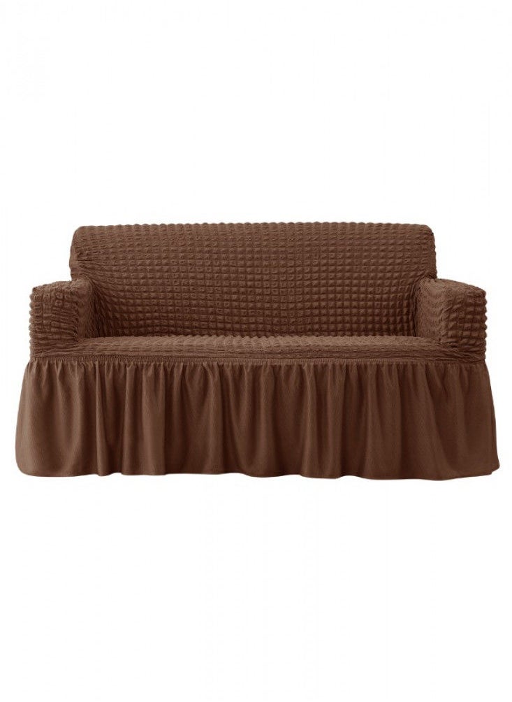 Stretch Sofa Cover Espresso