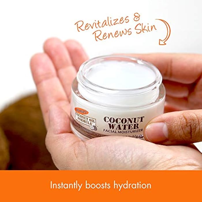 Palmer's Coconut Oil Formula Coconut Water Face Moisturizer, 1.7 Ounce Jar - Image 5