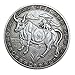 Aomcisi Creative Twelve Constellations Zodiac Coin Challenge Ancient Silver Commemorative Coins Home Decor Crafts Art Collection Gift Taurus - Image 2