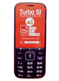 Intex Turbo S1 4G Budget Phone with Dual SIM, Back Camera, and 1800mAh Battery