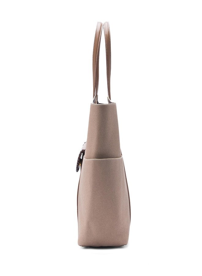 Lino Perros Monroe Evelyn Beige Tote Bag - Image 3