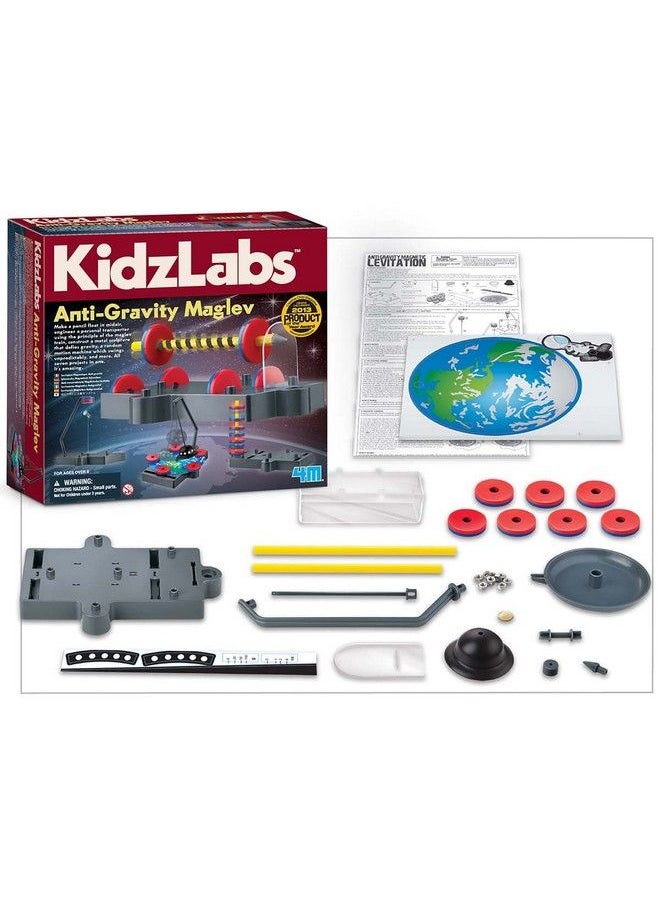 4m - Kidzlabs Anti Gravity Magnetic Levitation Science Kit Maglev Physics Stem Toys Educational Gift For Kids & Teens Girls & Boys (3686) - Image 1