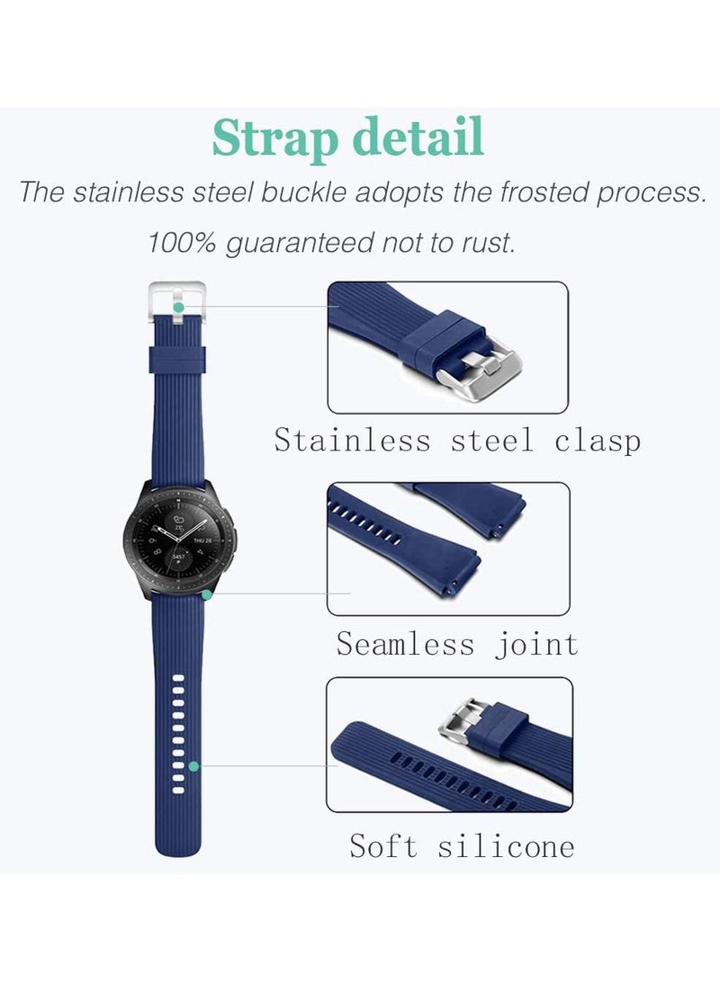 Soft Silicone Bands Bracelet Sports Strap for Men & Women for Samsung Gear S3 Frontier 42mm - Image 4